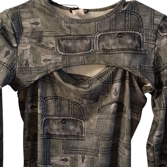 Denim Riot Maxi Dress - Picture 3 of 5